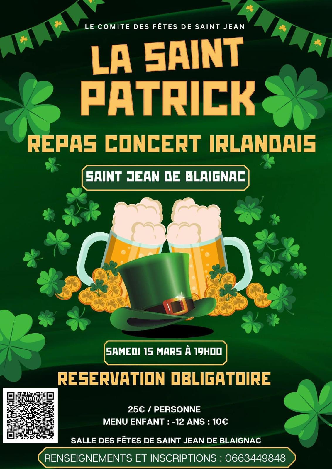 Affiche St Patrick 2025